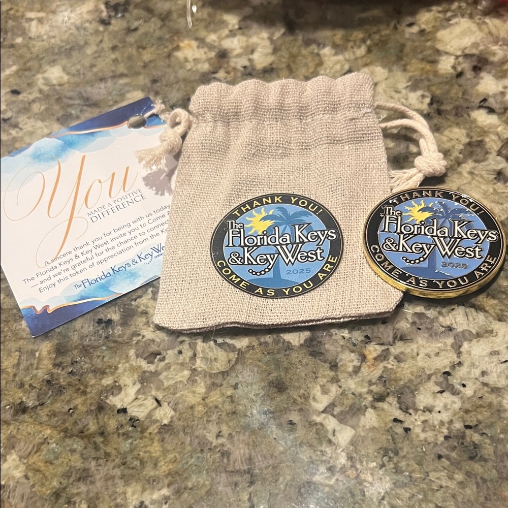 Florida Keys & Key West Souvenir Coin “Come as You Are” - Conch Republic
